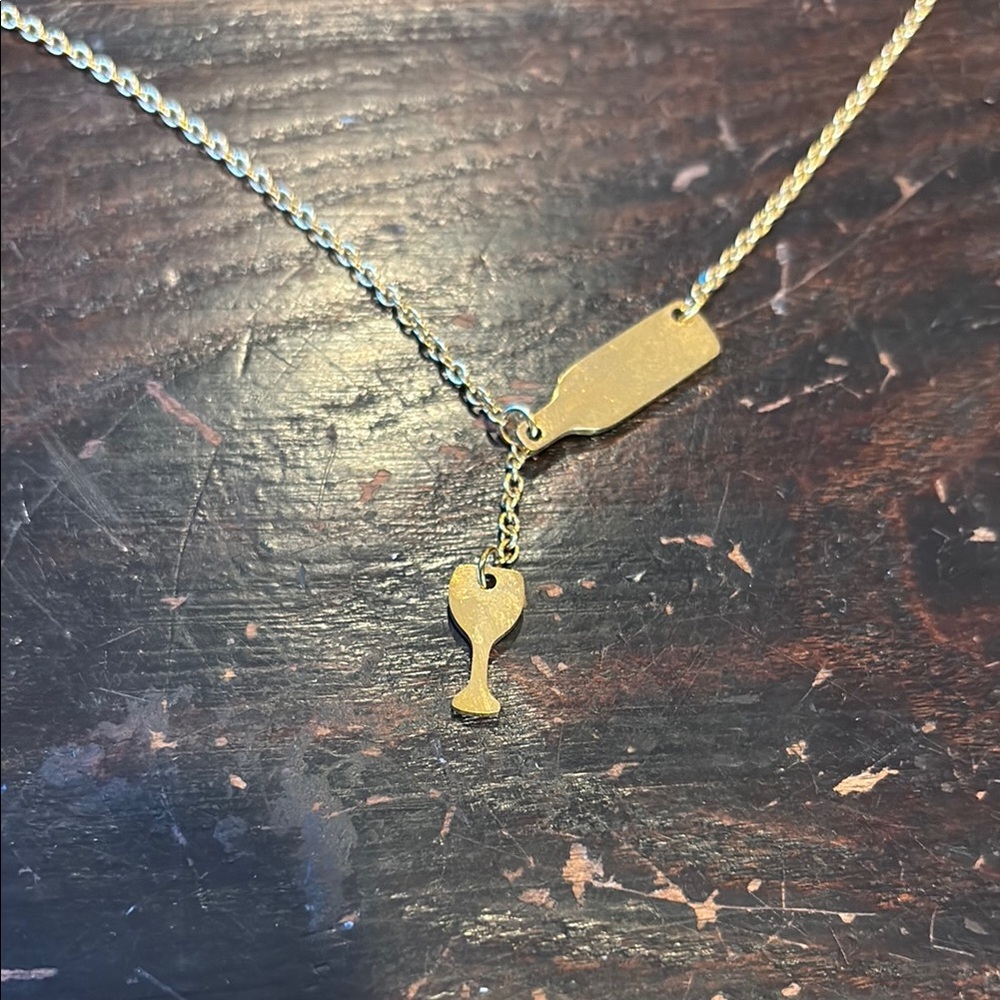 Madewell Gold Geometric Pendant Necklace